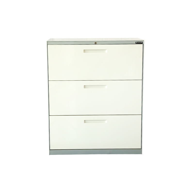 Two-Color Three-Drawer Combination Metal Cabinet