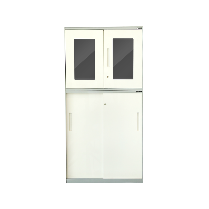 Matte Double Section Double Door Metal Cabinet